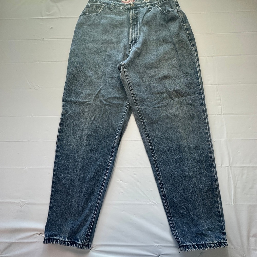 Vintage Faded Glory Ladies Reverse Fit Tapered High‎ Rise Jeans Made in USA 18